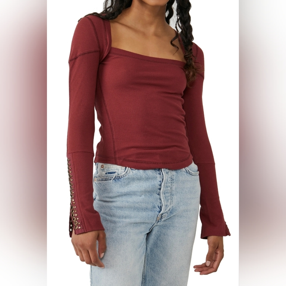 Nwt! Free People "A Little Unruly" Top
